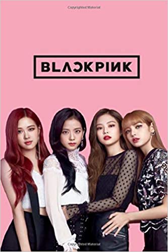 A Blackpink notebook featuring the band members, as shown on Amazon.com