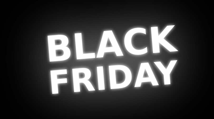 Image that reads Black Friday.
