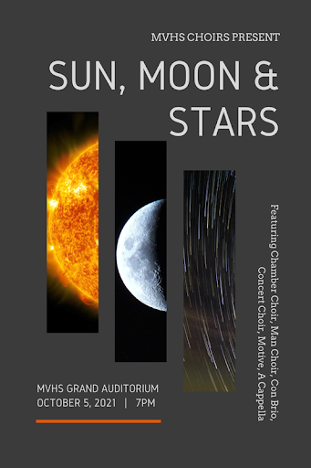 MVHS Choir Concert: “THE SUN, MOON, AND STARS”