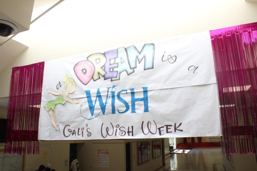 Mountain View High School dedicates one week to Gali to make her wish come true.